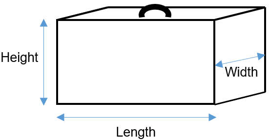 linear luggage measurement